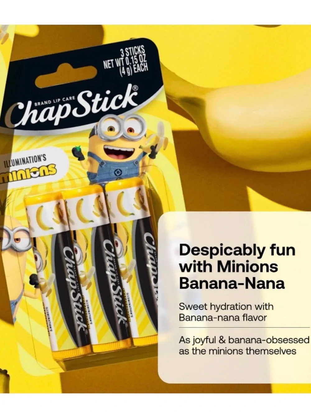 Chap Stick minions banana